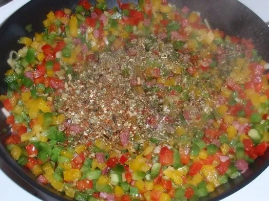 Linguini-Gemüse-Schinken-Pfanne - Rezept - Bild Nr. 7