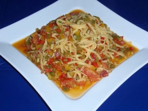 Linguini-Gemüse-Schinken-Pfanne - Rezept - Bild Nr. 13