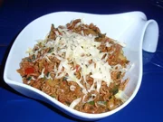 Hack-Gemüse-Soße mit Linguini - Rezept