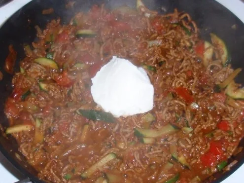 Hack-Gemüse-Soße mit Linguini - Rezept - Bild Nr. 10