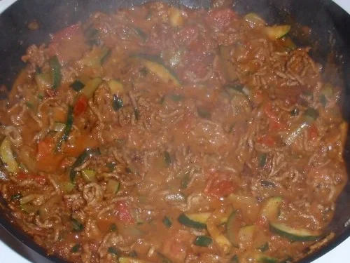 Hack-Gemüse-Soße mit Linguini - Rezept - Bild Nr. 11