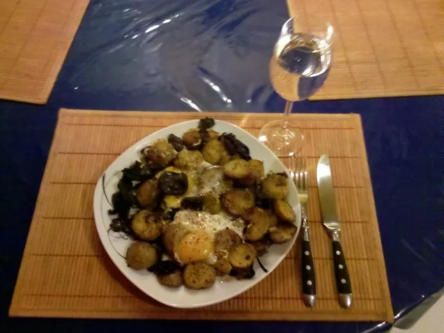 Vegetarisch: Pilz-Kartoffelpfanne - Rezept