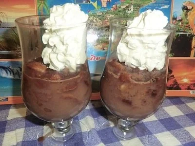 Schoko-Lebkuchen Dessert - Rezept