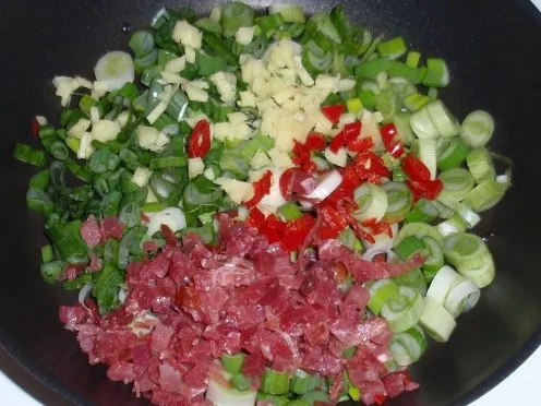 Bunte Spaghetti-Gemüse-Pfanne - Rezept - Bild Nr. 2