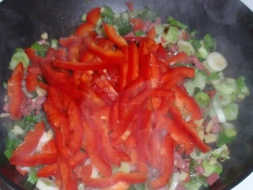 Bunte Spaghetti-Gemüse-Pfanne - Rezept - Bild Nr. 3