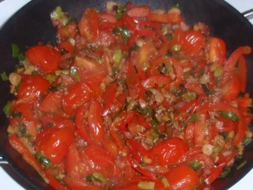 Bunte Spaghetti-Gemüse-Pfanne - Rezept - Bild Nr. 5