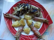 LAMM-MEDAILLONS mit GEBRATENEN ZWIEBEL - Rezept