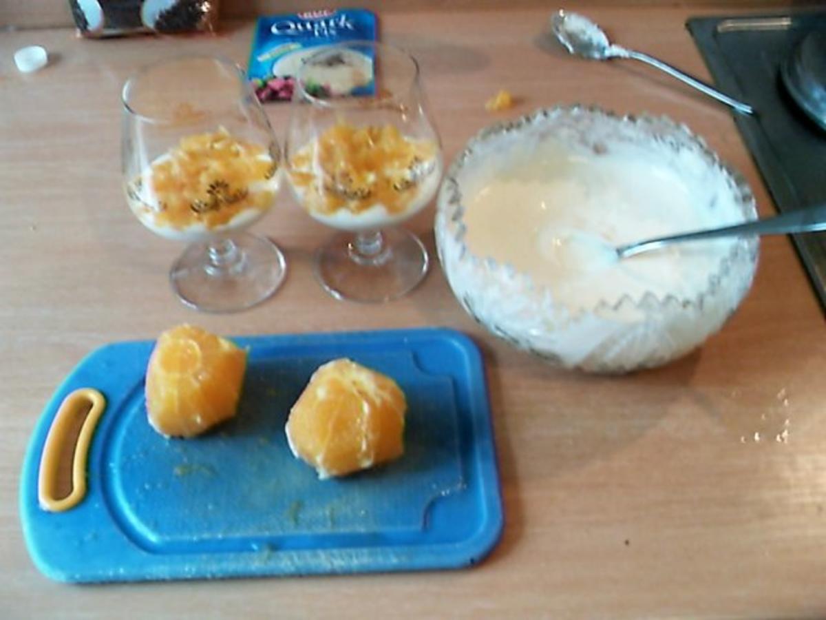 Orangenquarkspeise mit Schoki - Rezept - Bild Nr. 6