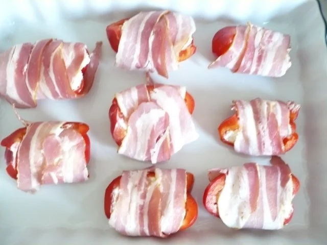 Paprikaschiffchen im Speckmantel - Rezept - Bild Nr. 4