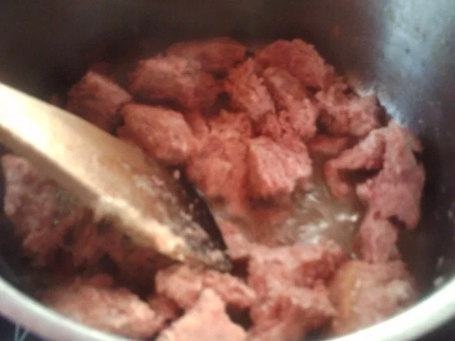 Grüne Bohnen mit Dosenfleisch und Kartoffeln - Rezept - Bild Nr. 5