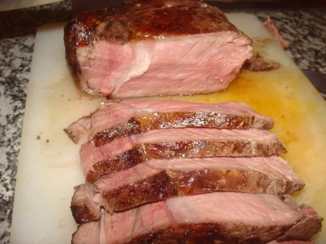 Fleisch : Rosa gebratenes, gespritztes Ochsenkotelett XXL - Rezept - Bild Nr. 2