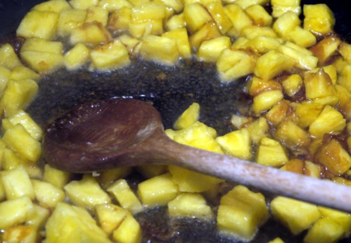 Scharf-Süsses Ananas-Hähnchen an Basmati-Reis - Rezept - Bild Nr. 5