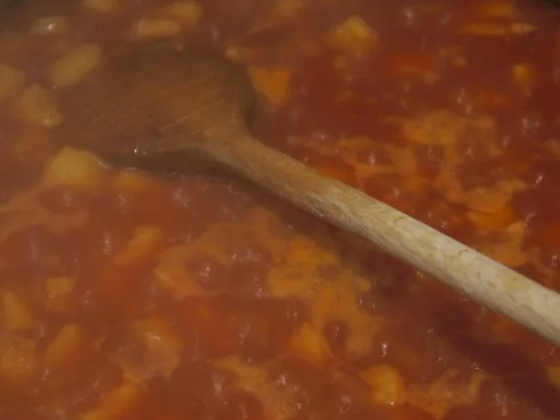 Rezept: Scharf-Süsses Ananas-Hähnchen an Basmati-Reis Bild Nr. 7 Scharf-Süsses Ananas-Hähnchen an Basmati-Reis - Rezept - Bild Nr. 7