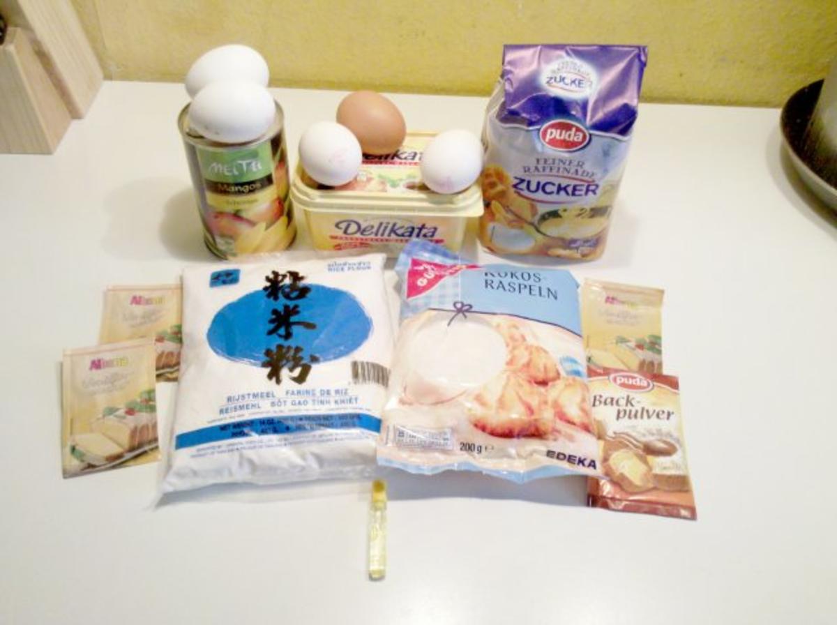 Kuchen: Reis-Kokos-Mangokuchen - Rezept - Bild Nr. 2