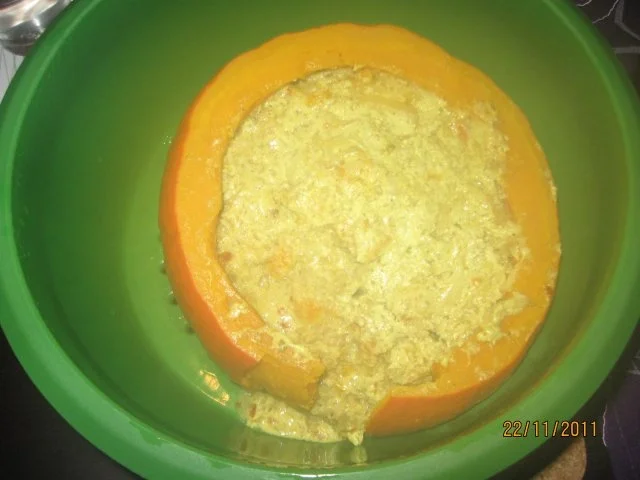 Gefüllter Curry - Kürbis - Rezept