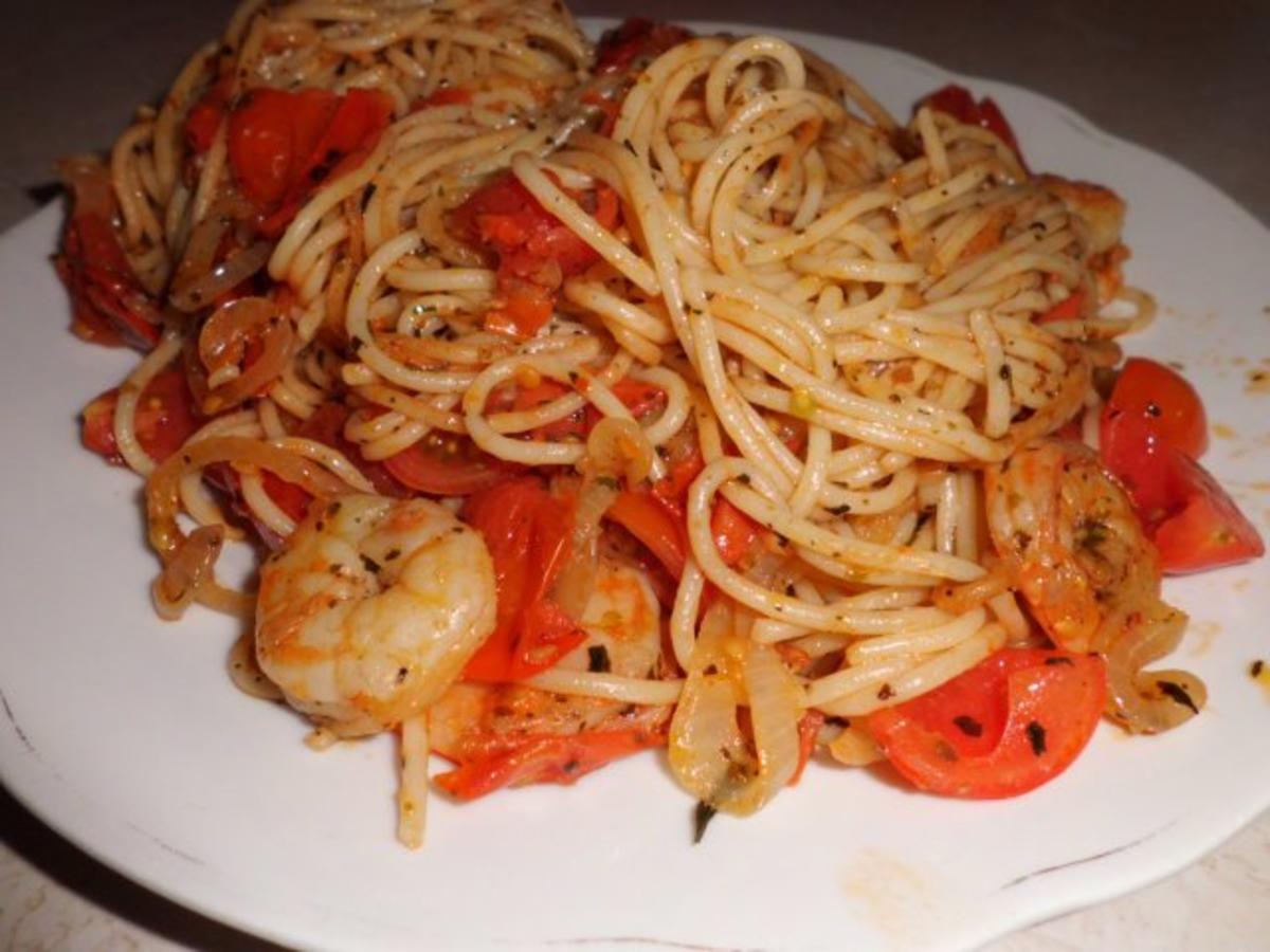 Pasta: Spaghettipfanne "Spicy Mediterrana" - Rezept