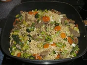 gebratene Mie-Nudeln mit Gemüse - Rezept