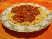 Zucchini - Hackfleisch - Sauce - Rezept