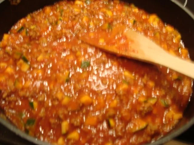 Zucchini - Hackfleisch - Sauce - Rezept - Bild Nr. 5