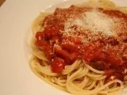 Spagetti mit Tomatenhack - Rezept