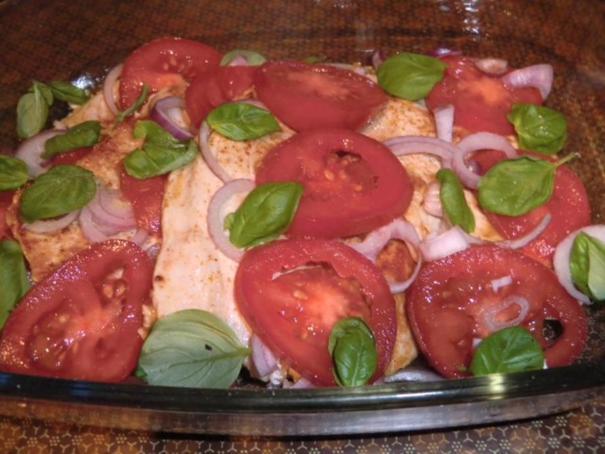 Gratinierte Putenschnitzel mit Tomaten - Rezept - Bild Nr. 4