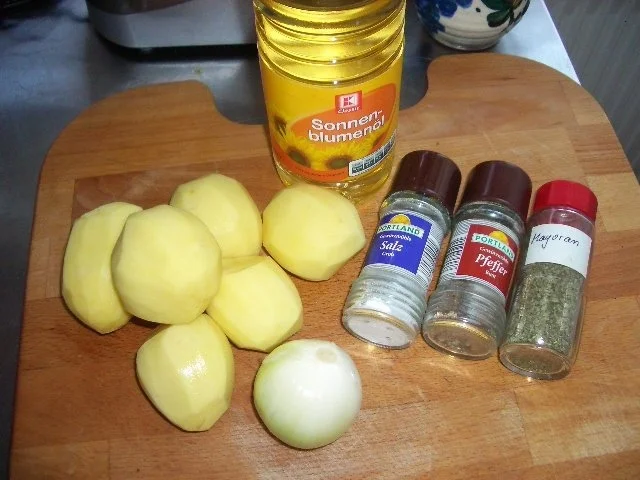 Rezept: Bratkartoffeln mit eingelegter Schüsselsülze Bild Nr. 5 Bratkartoffeln mit eingelegter Schüsselsülze - Rezept - Bild Nr. 5