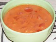 Fruchtige Tomaten-Knoblauch-Creme-Suppe - Rezept