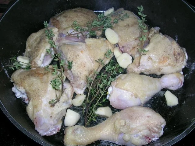 Coq au Vin - die etwas andere - italienisch angehauchte - Variante - Rezept - Bild Nr. 6