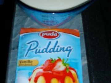 Rezept: Dessert : Reste mit Vanillepudding Bild Nr. 2 Dessert : Reste mit Vanillepudding - Rezept - Bild Nr. 2