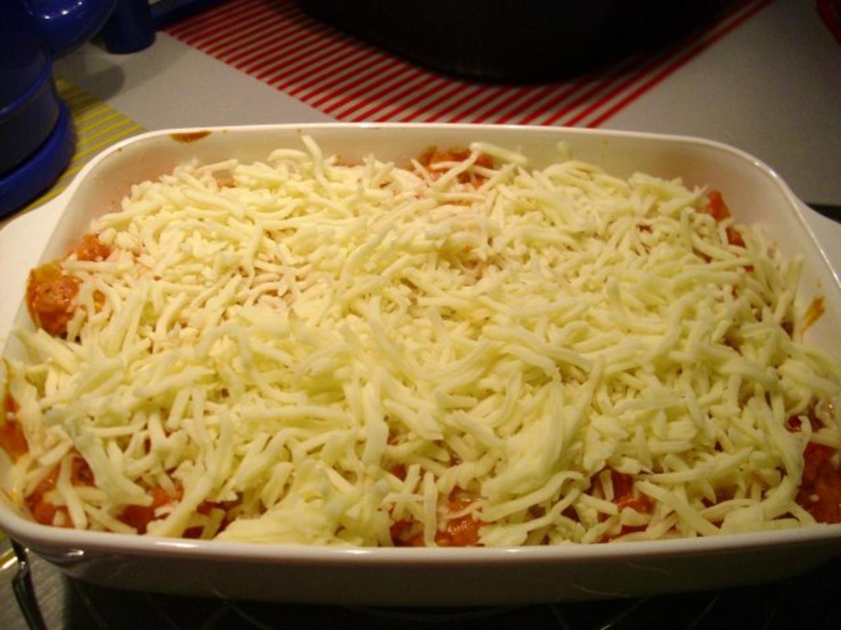 Spinat-Tortelloni  in Tomaten-Frischkäsesauce  Überbacken - Rezept - Bild Nr. 4