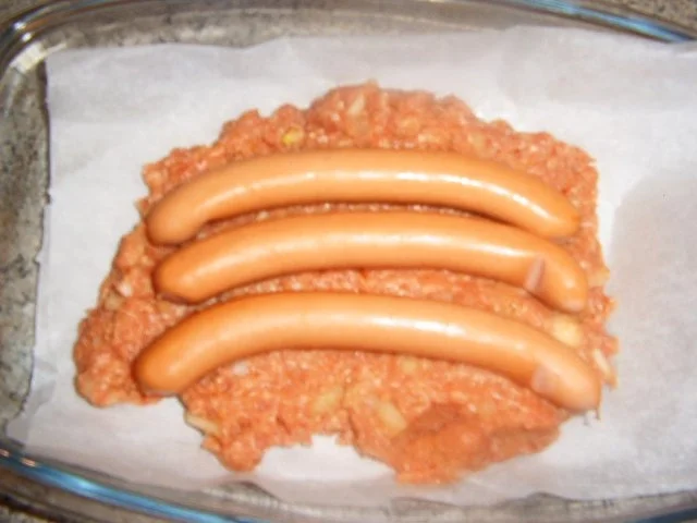 Würstchen -Hackrolle - Rezept - Bild Nr. 5