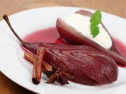 Rezept: Rotweinbirnen Bild Nr. 2 Rotweinbirnen - Rezept - Bild Nr. 2