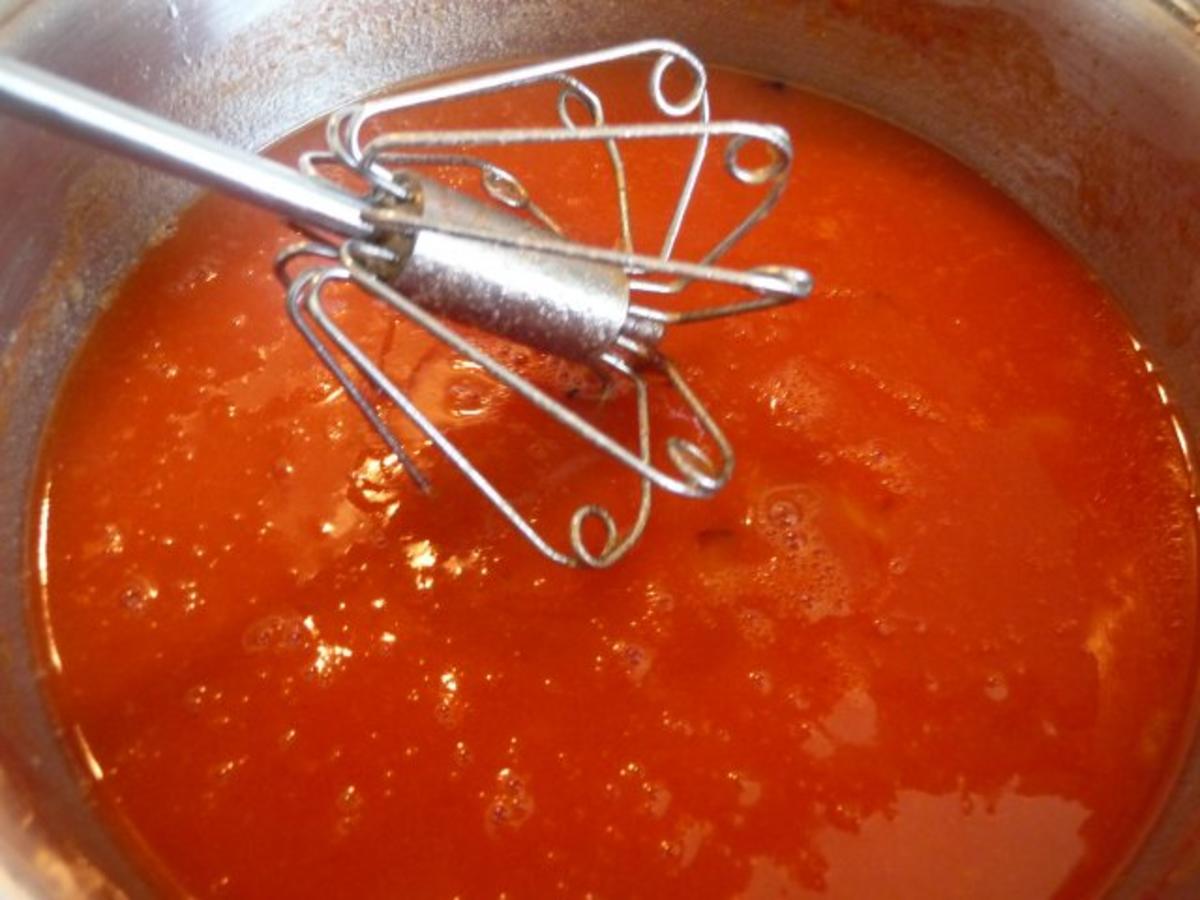 Pasta : Spaghetti mit Tomatensoße und Jagdwurst - Rezept - Bild Nr. 6