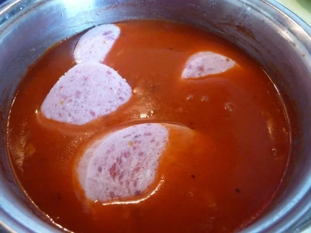 Pasta : Spaghetti mit Tomatensoße und Jagdwurst - Rezept - Bild Nr. 8