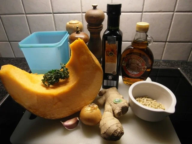 Panierte Kürbiskugeln mit Kürbissoße - Rezept - Bild Nr. 2