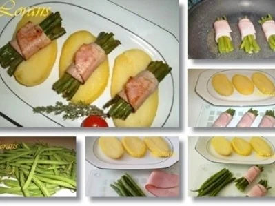 Rezept: Buschbohnen im Schinkenmantel Bild Nr. 2 Buschbohnen im Schinkenmantel - Rezept - Bild Nr. 2