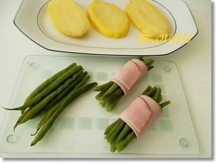 Rezept: Buschbohnen im Schinkenmantel Bild Nr. 8 Buschbohnen im Schinkenmantel - Rezept - Bild Nr. 8