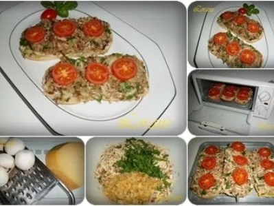 Schlemmerbrötchen mit Champignons - Rezept - Bild Nr. 3