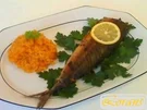 Ruzz  ahmar mit gebratenem Fisch - Rezept