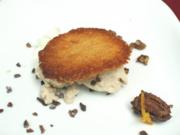 Neue Florentiner Kekse mit Maroneneis und Pekannuss–Krokant - Rezept