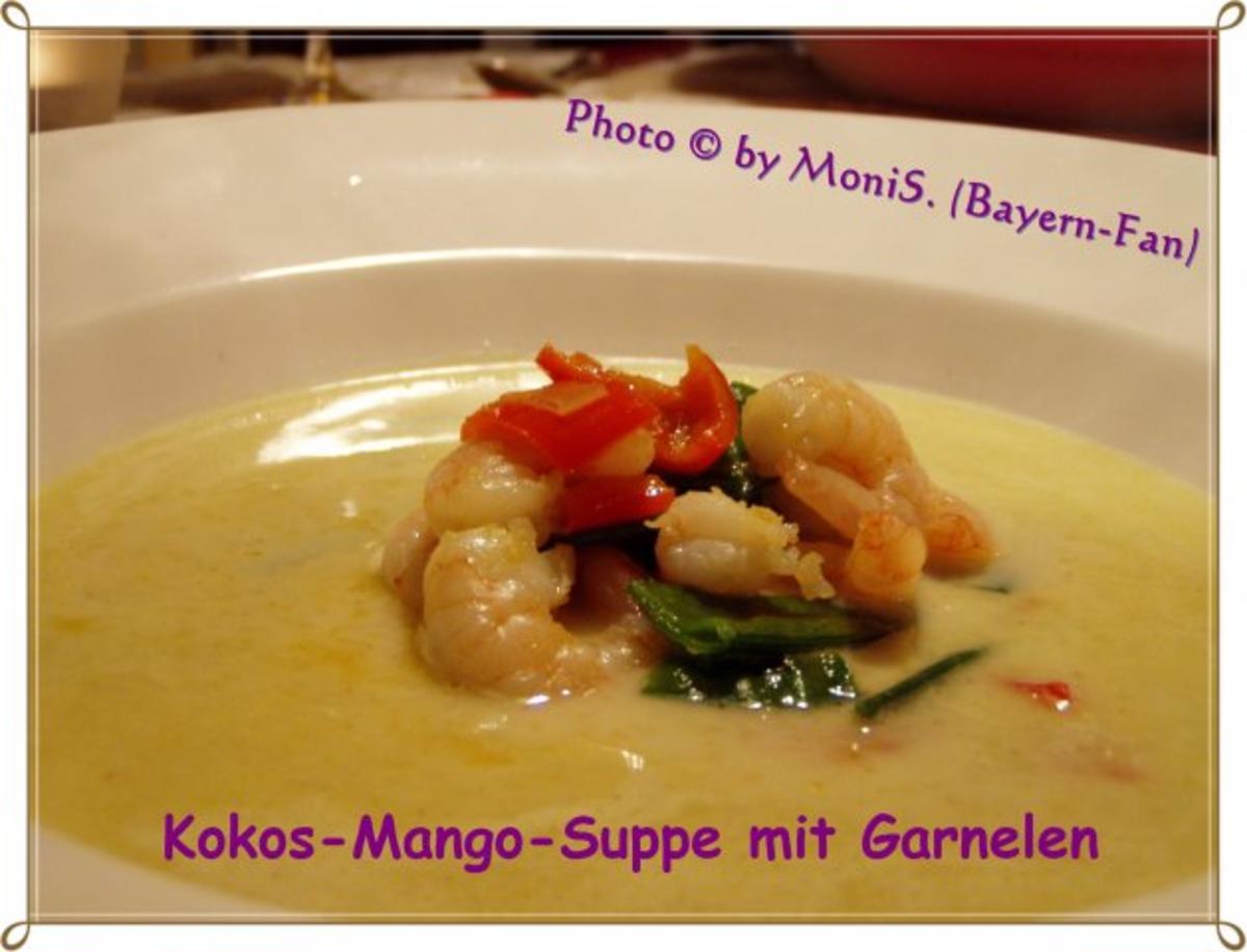Kokos-Mango-Suppe mit Garnelen - Rezept - Bild Nr. 2