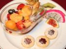 Exotischer Obstsalat mit Pfauenauge - Rezept