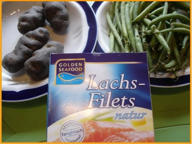 Rezept: Lachsfilet mit Dillsauce, grünen Bohnen und Kartoffeln Bild Nr. 2 Lachsfilet mit Dillsauce, grünen Bohnen und Kartoffeln - Rezept - Bild Nr. 2