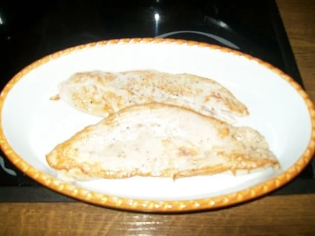 Rezept: Putenschnitzel mit Ananas im Ofen überbacken mit Wildreis Bild Nr. 5 Putenschnitzel mit Ananas im Ofen überbacken mit Wildreis - Rezept - Bild Nr. 5