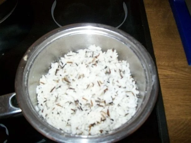 Rezept: Putenschnitzel mit Ananas im Ofen überbacken mit Wildreis Bild Nr. 6 Putenschnitzel mit Ananas im Ofen überbacken mit Wildreis - Rezept - Bild Nr. 6