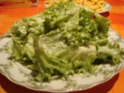 weisser Lollo mit Kräuter-Schmand-Dressing - Rezept