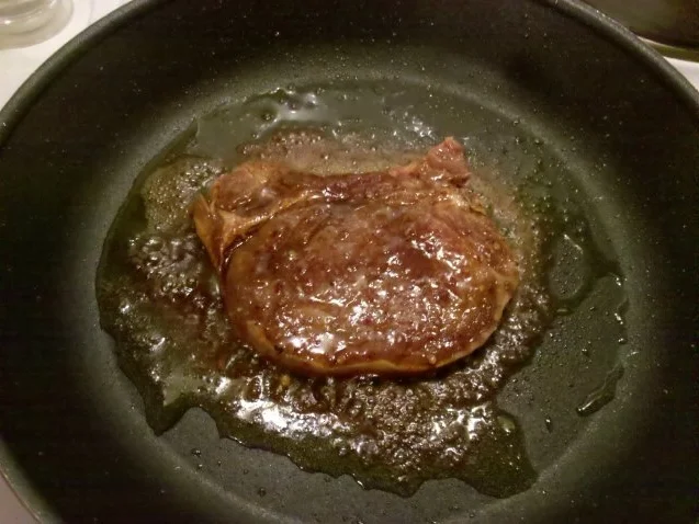 Rezept: Fleisch: Asiakotelett mit Lauchnudeln Bild Nr. 4 Fleisch: Asiakotelett mit Lauchnudeln - Rezept - Bild Nr. 4