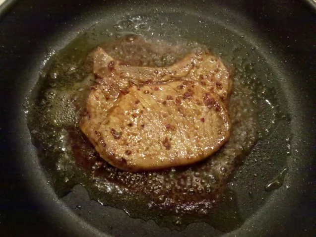 Rezept: Fleisch: Asiakotelett mit Lauchnudeln Bild Nr. 5 Fleisch: Asiakotelett mit Lauchnudeln - Rezept - Bild Nr. 5