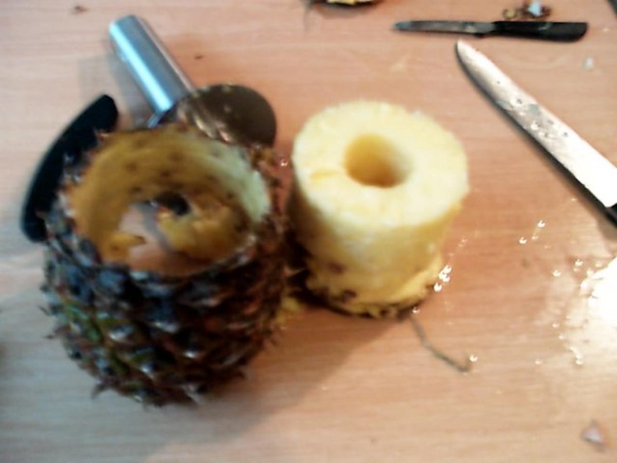 Obstsalat mit frischer Ananas - Rezept - Bild Nr. 4