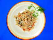 Farfalle in fruchtig/feuriger Orangen-Gemüsesauce - Rezept